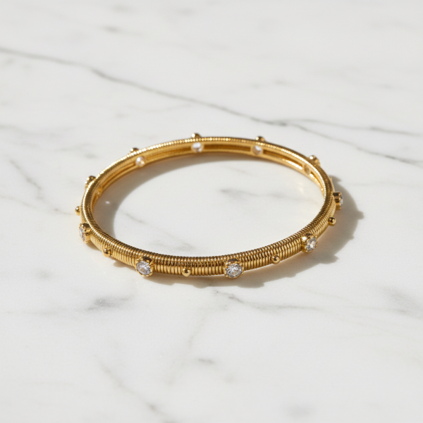 Celeste Gold & Stone Bracelet