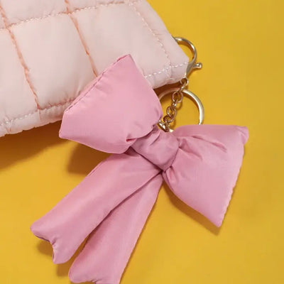 Puffy Bow Keychain