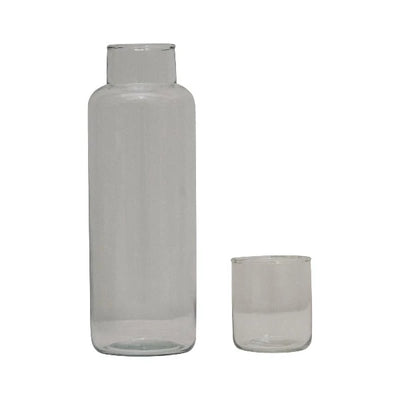 Glass Carafe with Drinking Glass