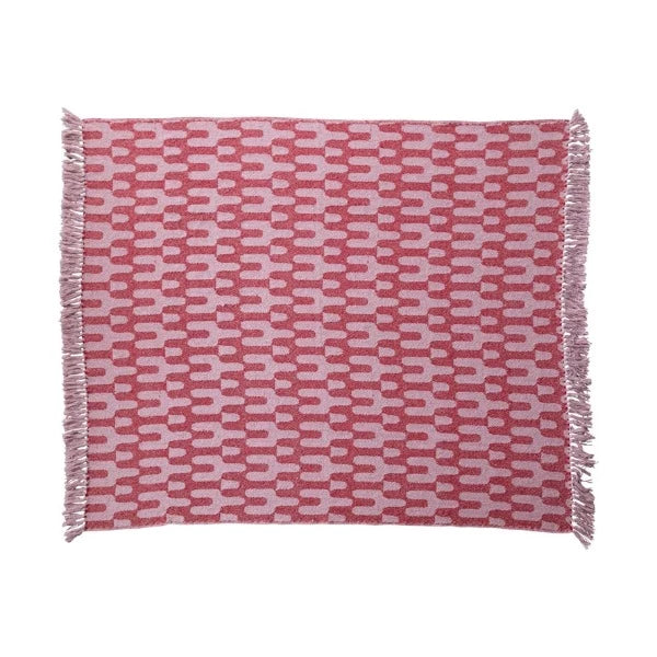 Red & Pink Recycled Throw