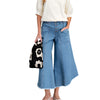 Denim Cropped Trouser