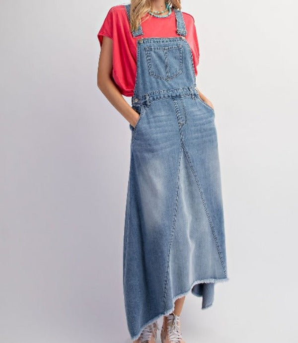 Denim Overall Dress