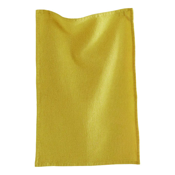 Classic Waffle Weave Kitchen Towel-Yellow