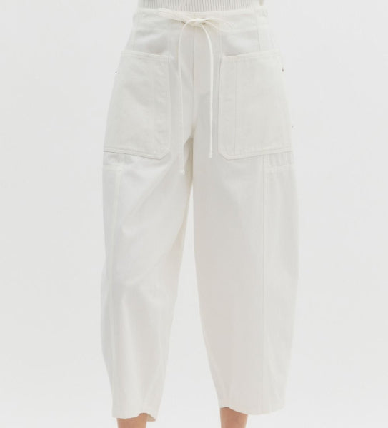 Pull On Barrel Pants