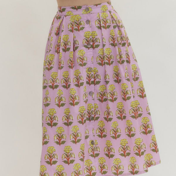 The Lilac Garden Skirt