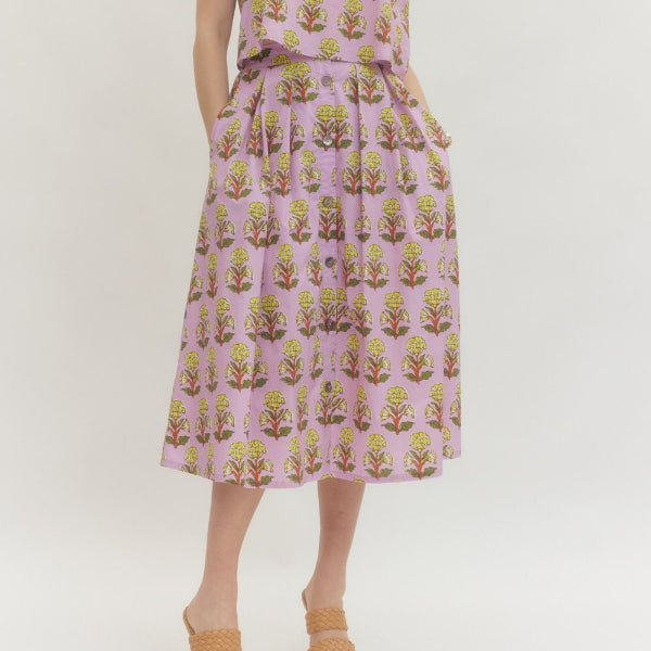 The Lilac Garden Skirt