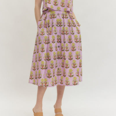 The Lilac Garden Skirt