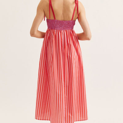 Pretty Stripes Midi Dress