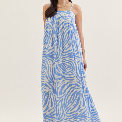 Blue Breeze Maxi Dress