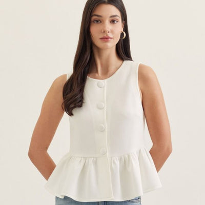 Pretty in Peplum Top