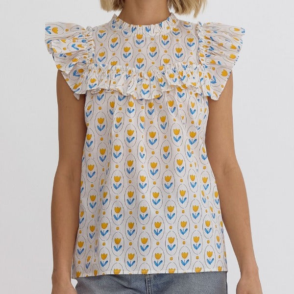 Tip Toe Tulip Top