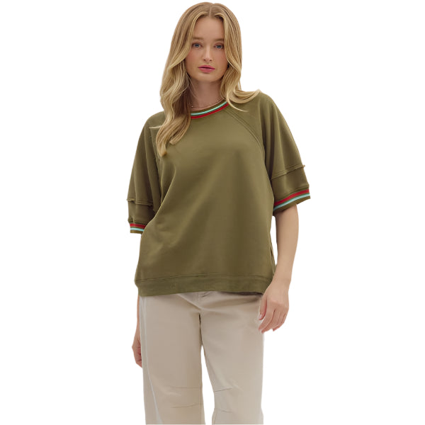 Espresso Break Knit Top