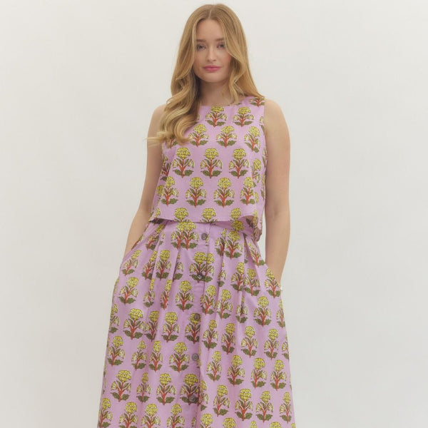 The Lilac Garden Top