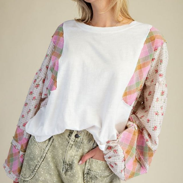 Mixed Print Top