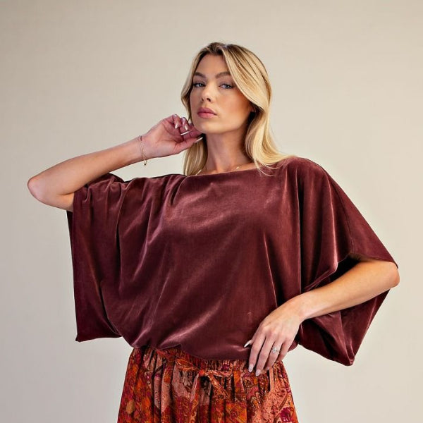 Flow of Velvet Top