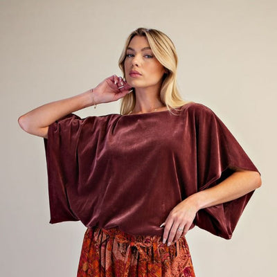 Flow of Velvet Top