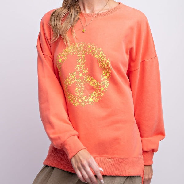 Peace Sign Pullover