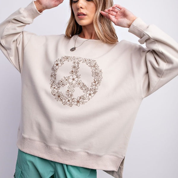 Peace Sign Pullover