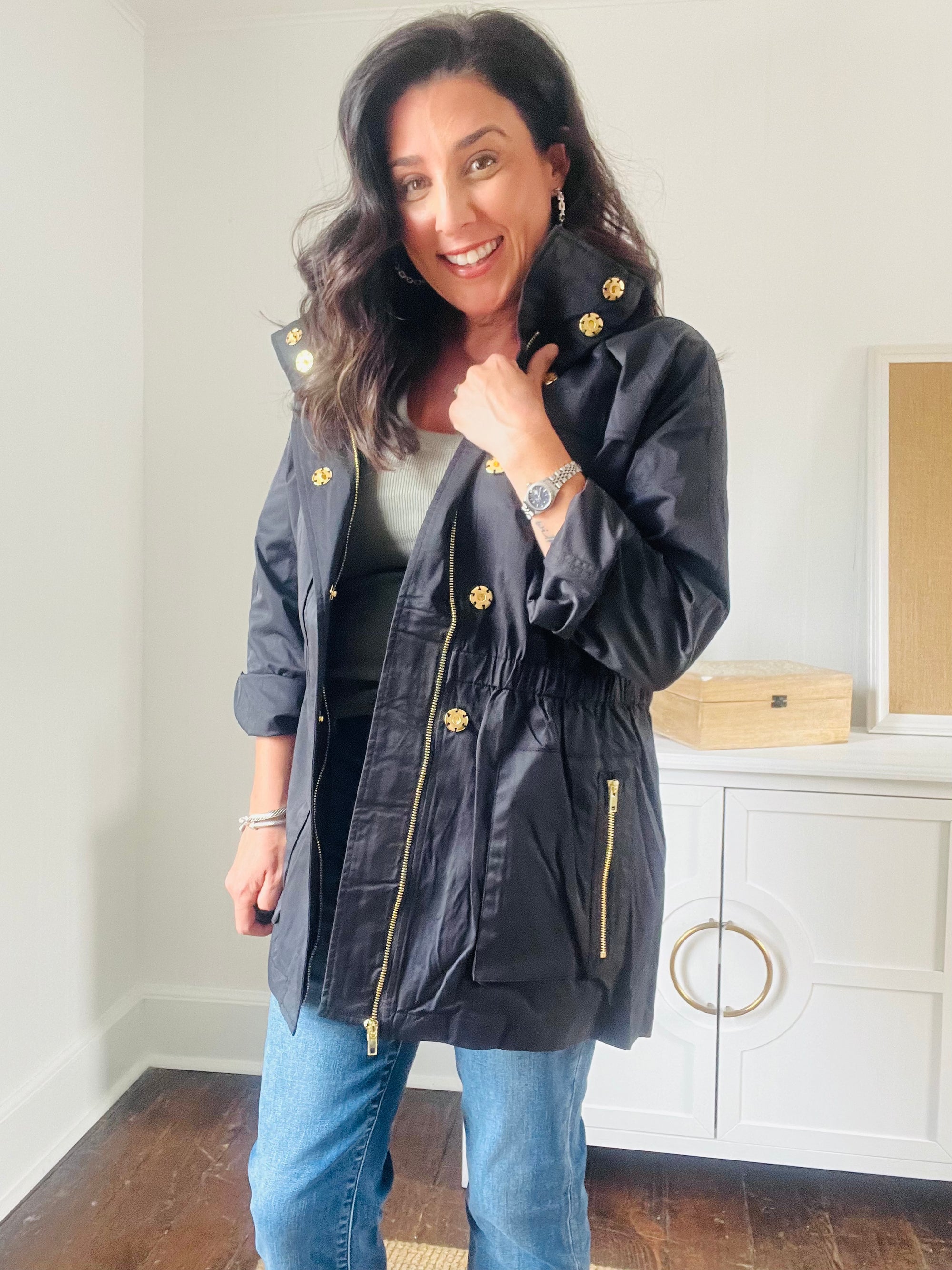 Tess Rain Jacket - BLK
