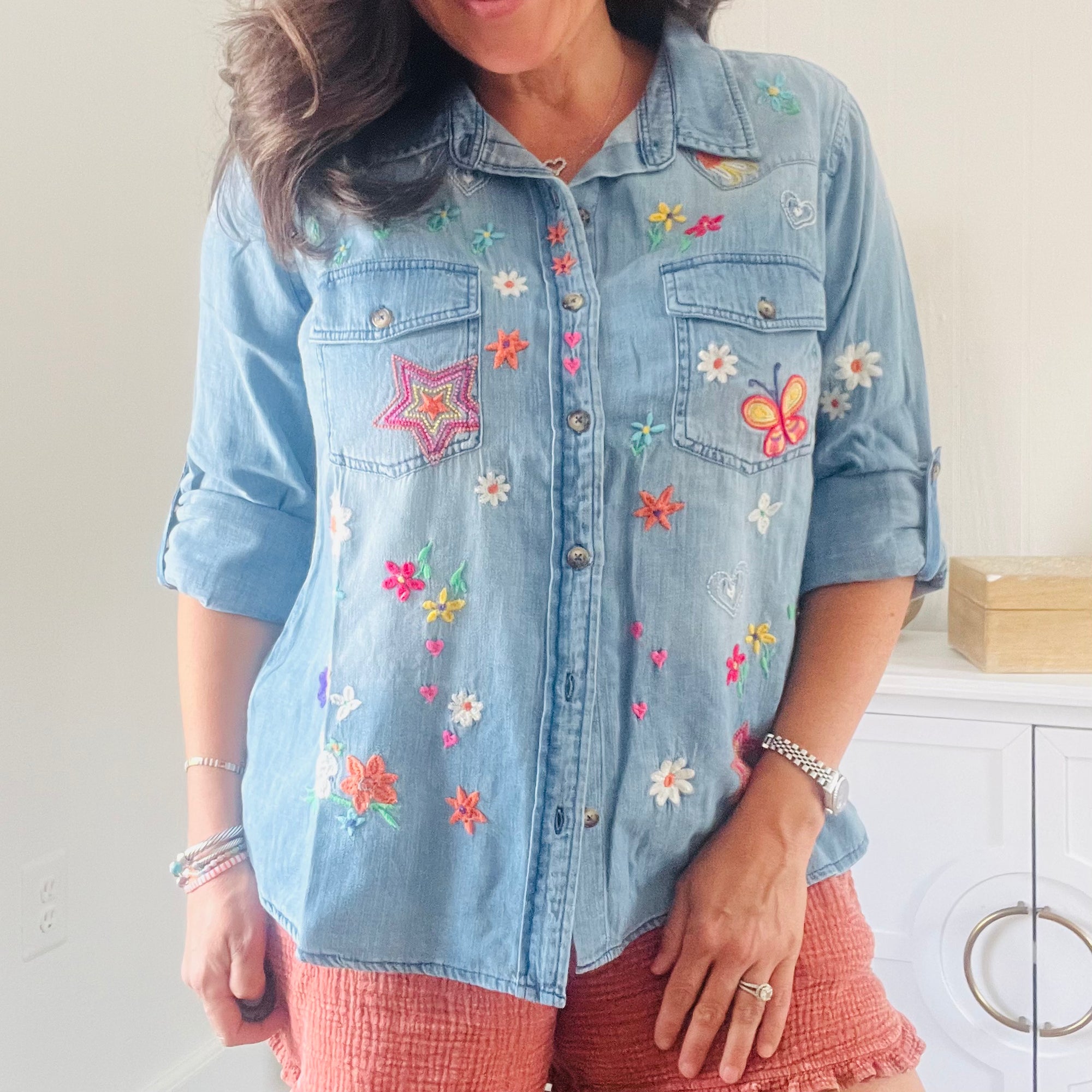 Sketchbook Denim Button Down