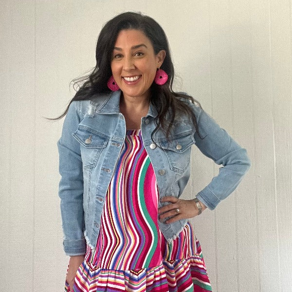 Risen Distressed Denim Jacket