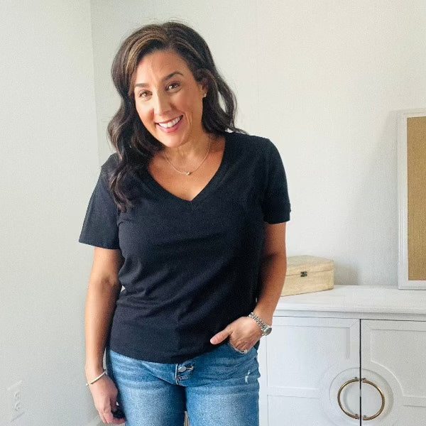 Girlfriend V-neck Tee