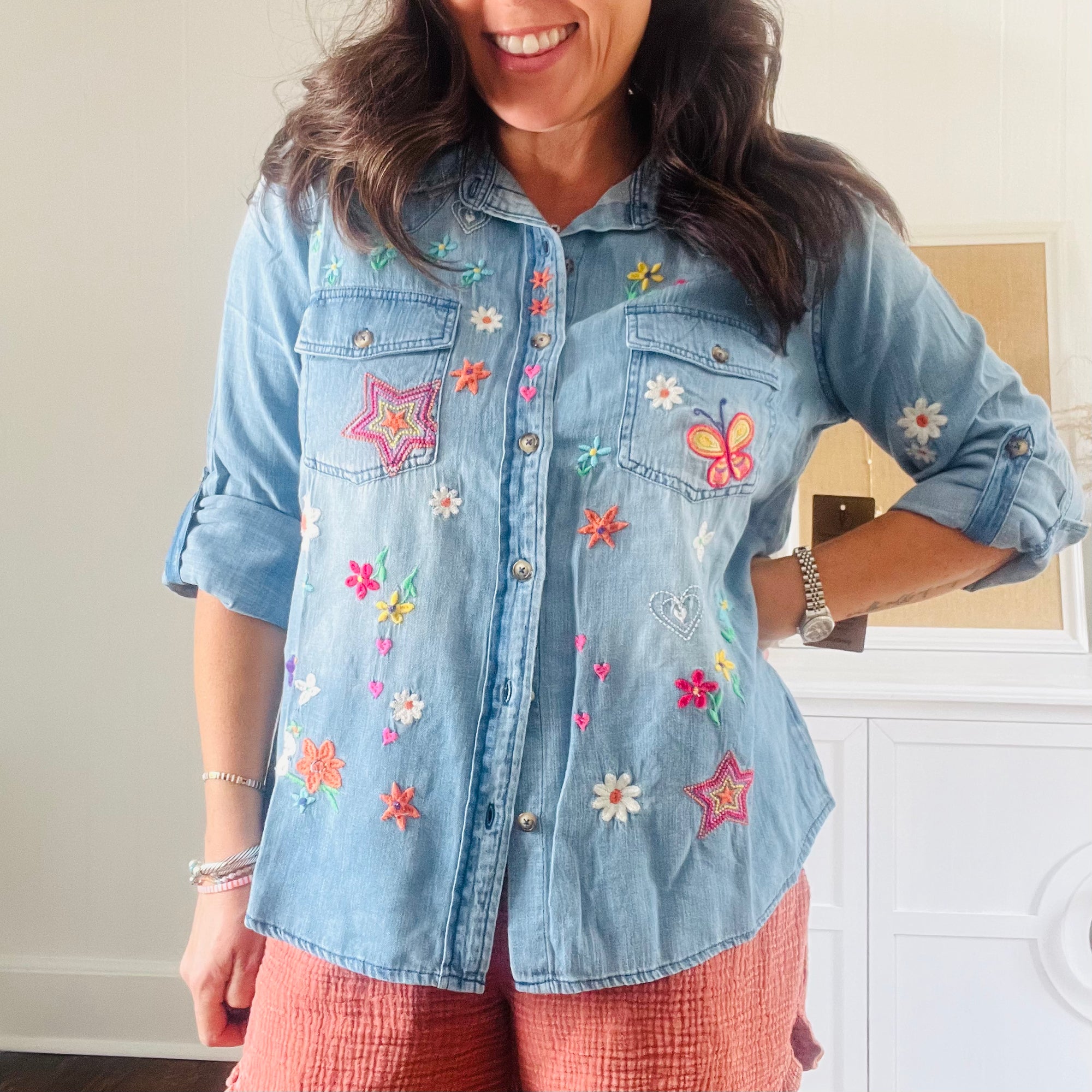 Sketchbook Denim Button Down