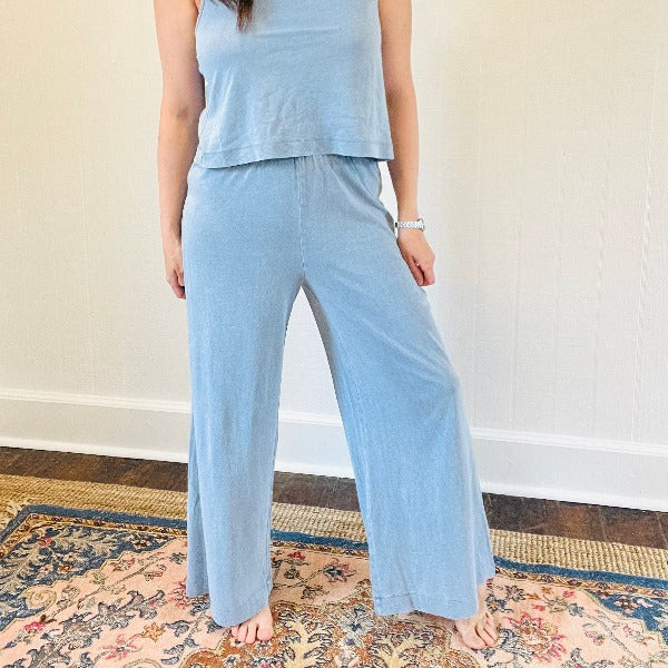 Scout Jersey Pant - Washed Indigo