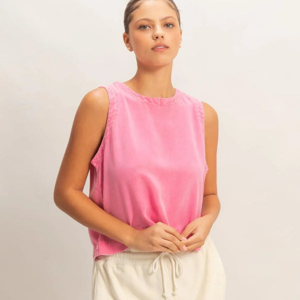 Modern Button Back Top