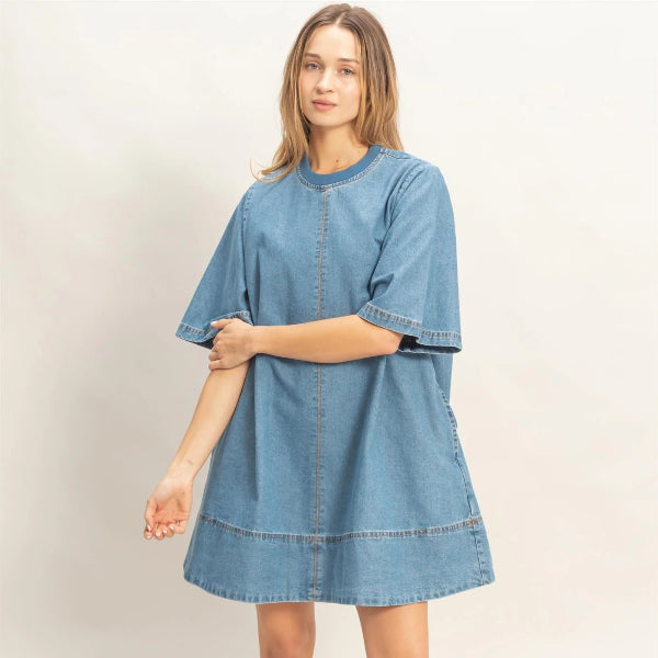 The Easy Denim Dress
