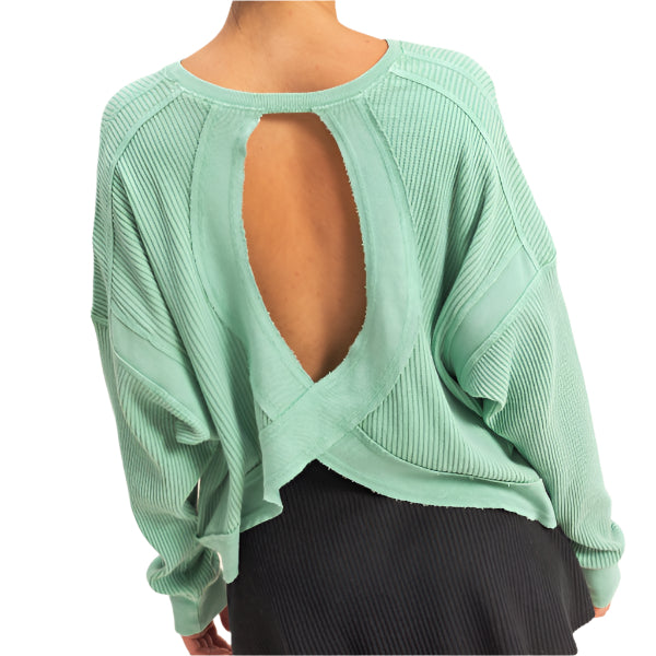 The Peek Pullover Top