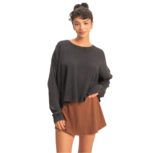 The Peek Pullover Top