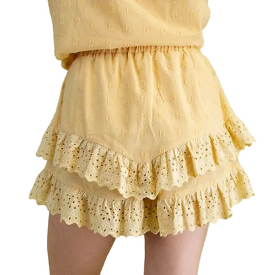 Ruffle Bottom Shorts
