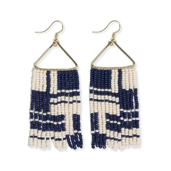 Whitney Shifty Blocks Earrings - NAVY