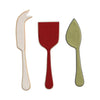 Holiday Enameled Cheese Knife Set