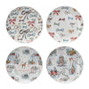 Coquette Christmas Plates