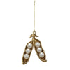 Pearl Pea Pod Ornament