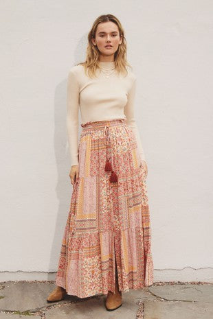Tonal Tribal Skirt