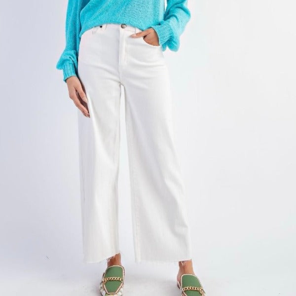 White Twill Pants