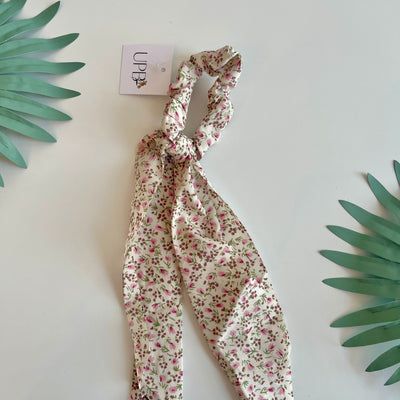 Fall Floral Scrunchie with Scarf