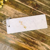 White Marble Long Cutting Board with Rope Handle