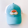 Puffy Rainbow Patch Hat