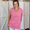 Pinky Pink Speckled Top