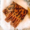 Tiger Queen Scarf with Fringe