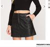 Fab Faux Leather Skirt