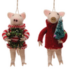 Pigs in Sweaters Ornaments