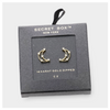 Secret Box Open Moon Earrings