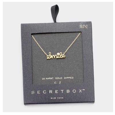 Secret Box Smile Necklace