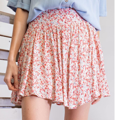 Springtime Floral Skirt