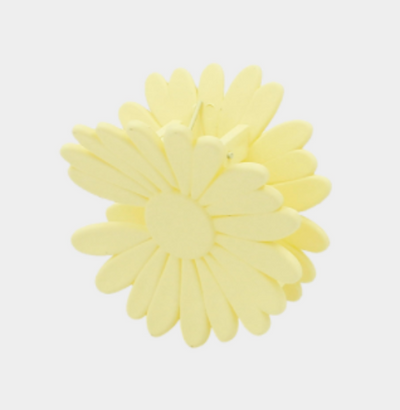 Yellow Flower Hair Clip